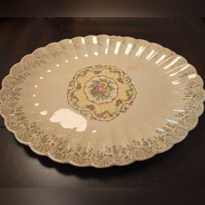 Vtg. American Limoges 'Toledo Delight' Platter 11.5x8"